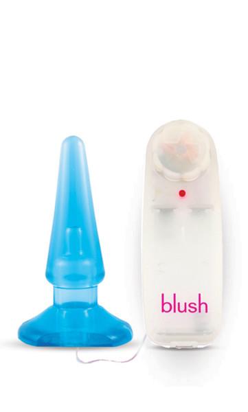 Basic Anal Pleaser Blue Vibrating Plug